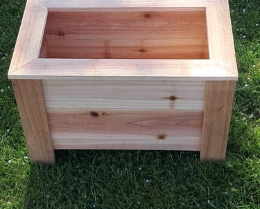 Custom Cedar medium Planter $60.00