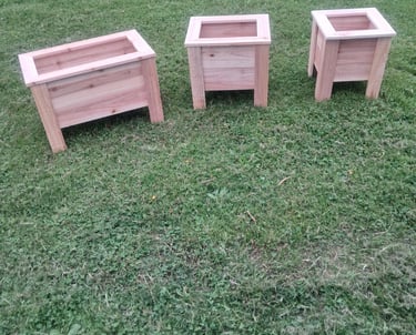 Cedar Planters Available in various sizes