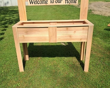 Large welcome to our Home Planter $140.00