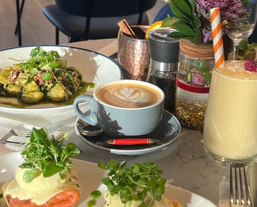 The Greenwich Nest - lovely coffee and gorgeous tasty breakfast