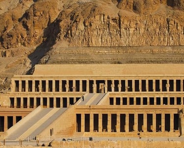 a large building with a large stone structure