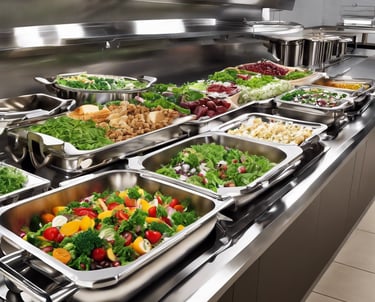 black metal empty building