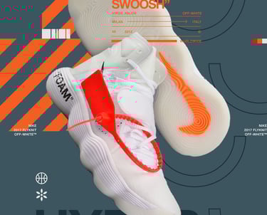 Sneaker poster Graphic design 