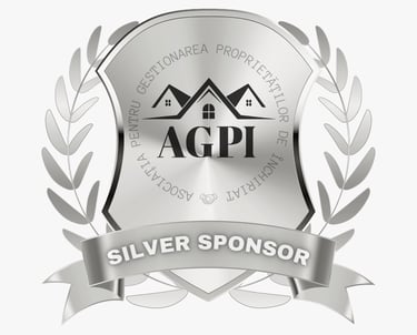 a silver plated badge with a silver ribbon around it