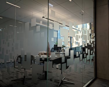 Pertvaru dekoras, matine plevele biurui, ofisui, reklama