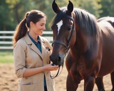 a dentist chair with a red seat in a room
