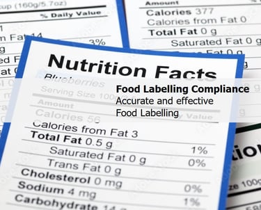 support for accurate and effective food labelling packaging