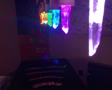 Crystal bed and crystal mattress offered at Soul Synergy Bodyworks, Helena, MT