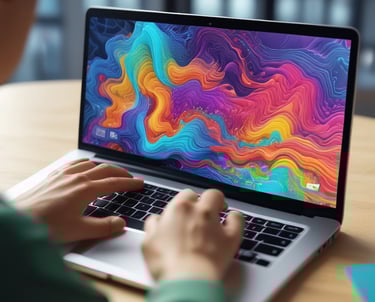 User adjusting depth and opacity settings on a 3D geophysical model.