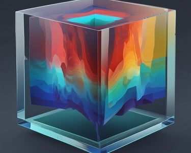 Interactive 3D geophysical diorama showing subsurface structures.