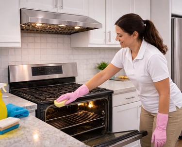  deep cleaning kitchen oven cleaning service in Durham nc