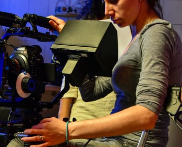 Martha H Calderon Cameraman Operatrice Macchina