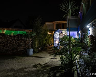 La Bulle Sauna Accès extérieur