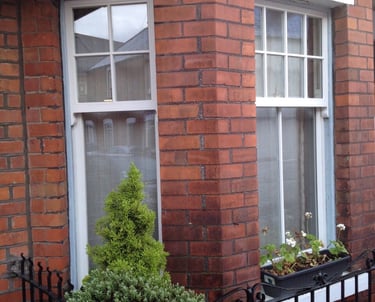 Traditional sash window renovation in Belfast