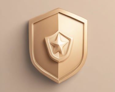 Icon of a shield symbolizing a trusted and established brand.