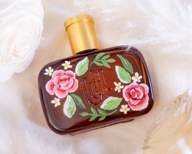 custom bottle paintings for NYC brand activation