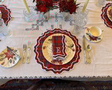 Poinsettia, Christmas Dinnerware, Blue Ridge China