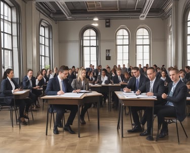 a man riding a skateboard down the side of a ramp