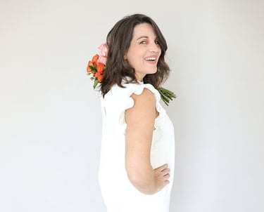 Beautiful woman smiling