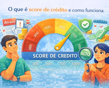 imagem ilustrando a definição de score de crédito.