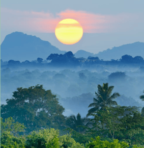 sunrise in Chiapas Mexico couples retreat