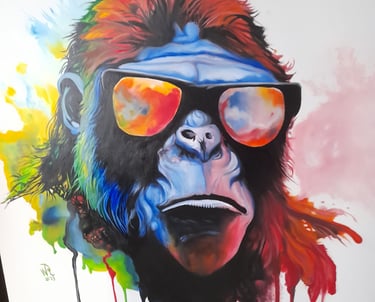 Original Gorilla in Pop Art