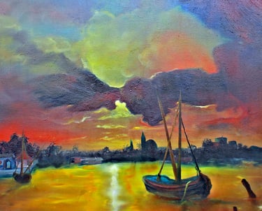 Bucht vor Venedig
