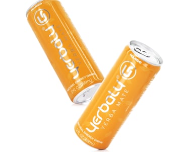 Energy drink can product photo