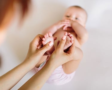 Z'N Atelier soulager les maux de bébé - réflexologie