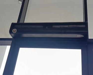 Steel Black Air curtain