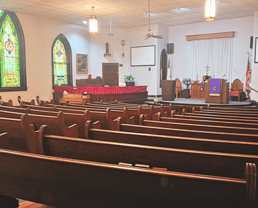 Inside the Moran, Kansas United Methodist Church