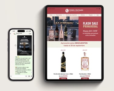 Newsletter Tonel Privado vinoteca premium Guvine
