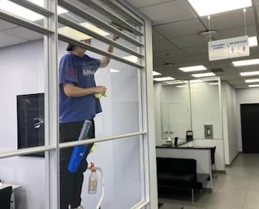 commercial window washing Calgary