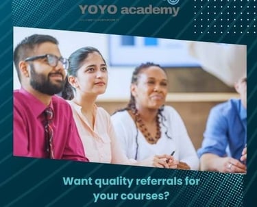 yoyo academy course referrals