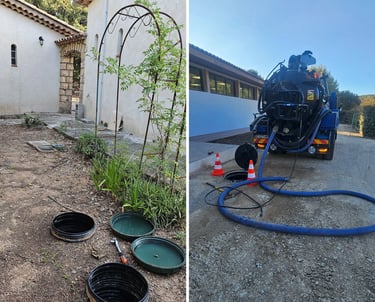 Vidange fosse septique - curage