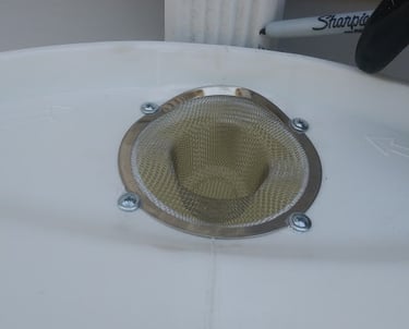 Measuring where to cut a downspout to install a rain barrel