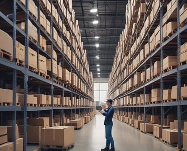 A market stall displays various packaged goods, including jars and bags filled with different products. Two women interact at the stall, with one appearing to make a purchase. Behind the stall, there is a variety of produce and people wearing casual clothing. The setting is outdoors with trees and plants in the background, providing a lush, green environment.