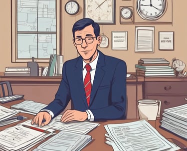 a pen sitting on top of a tax form