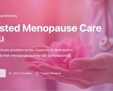 A menopause directory for finding specialists