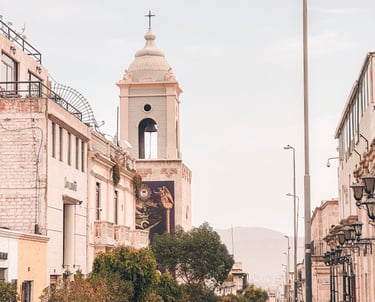 Arequipa Streets with church