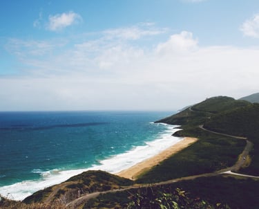 Plage de São Martinho do Porto au Portugal