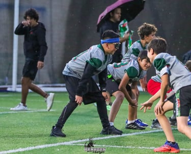 Jugadores de Venados Salvajes entrenando