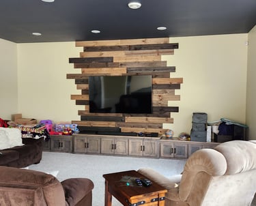 interior living area remodel spicer mn