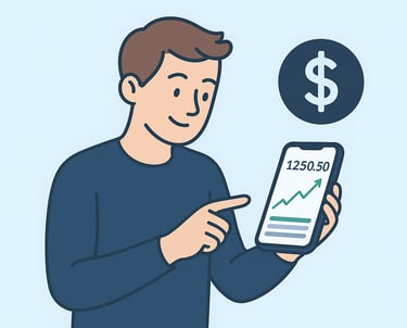 illustration de l'auteur, un investisseur passionné