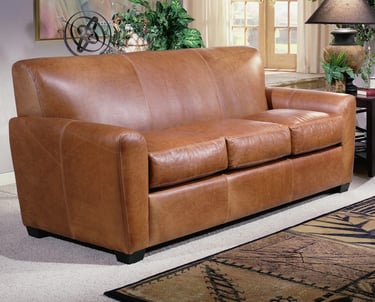 Classic pure leather sofa