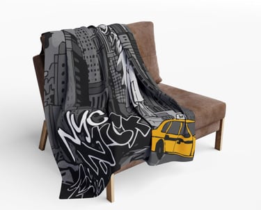 custom new york city design blanket