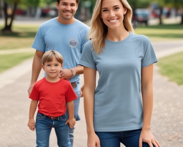 A variety of yarns and knitting supplies.