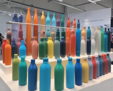 A sewing machine with colorful threads and accessories.