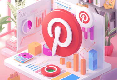 Pinterest ads dashboard showing strong ROAS and conversion performance