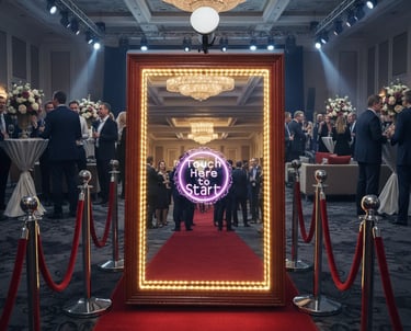 The First Magic Mirror Photobooth in Indonesia
